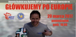 "Główkujemy po Europie" - plakat