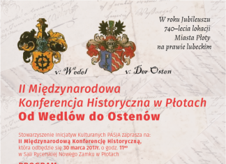 Międzynarodowa Konferencja Historyczna w Płotach- plakat
