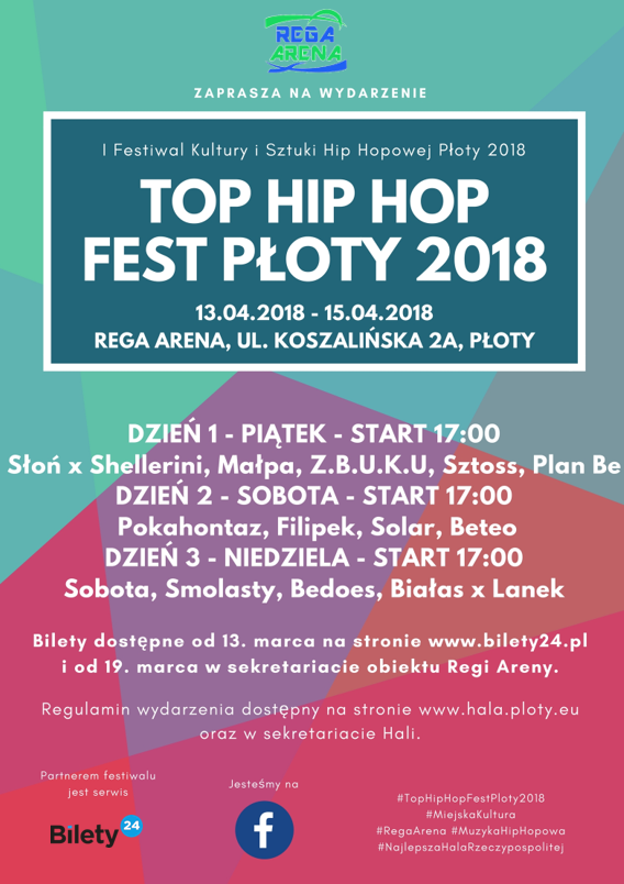I Festiwal Kultury i Sztuki Hip Hopowej Płoty 2018, Festiwal Muzyczny w Płotach, Płoty 2018