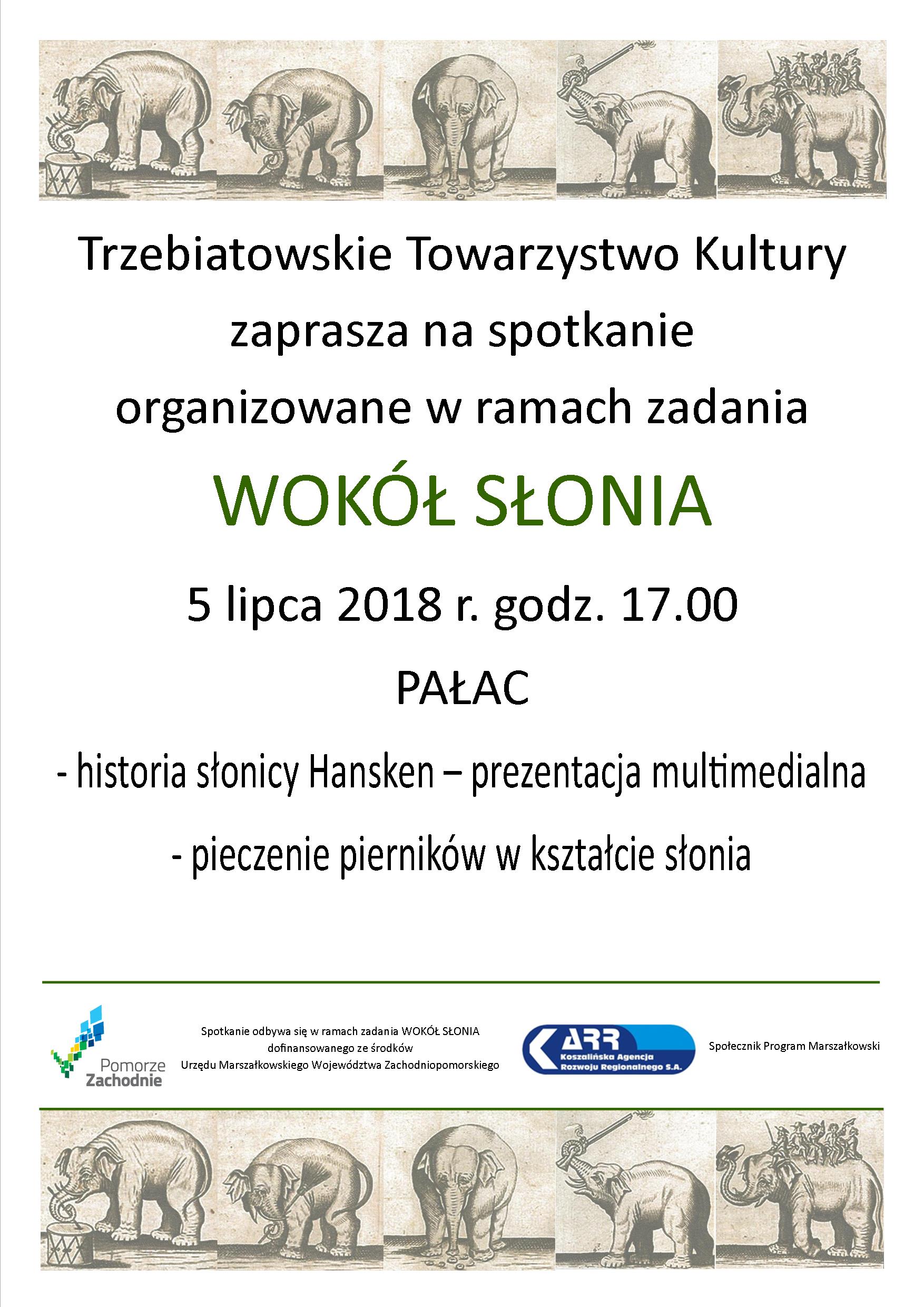 "Wokół Słonia", Trzebiatowskie Towarzystwo Kultury, Trzebiatów 2018