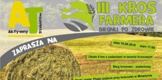 Nadchodzi trzecia edycja Krosu Farmera! Stowarzyszenie Aktywny Trzebiatów zachęca wszystkich do wzięcia udziały w biegu.