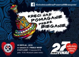 Burmistrz Trzebiatowa oraz Strażacy z OSP Mrzeżyno zapraszają do wzięcia udziału w szóstej odsłonie "wośpowego" biegu z Jackiem Kabatą