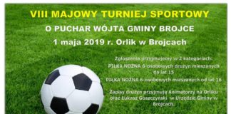 W Brojcach majówka 2019 upłynie pod znakiem piłki nożej - już 1 maja VIII Turniej Sportowy!