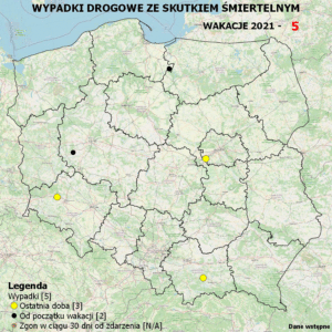 MAPA WYPADKÓW POLICJA